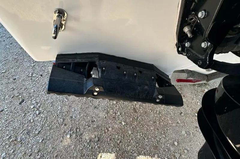 Slide: The Image of 2020 Cape Horn 31 T boat with SeaKeeper stabilizer on gravel surface. - 7