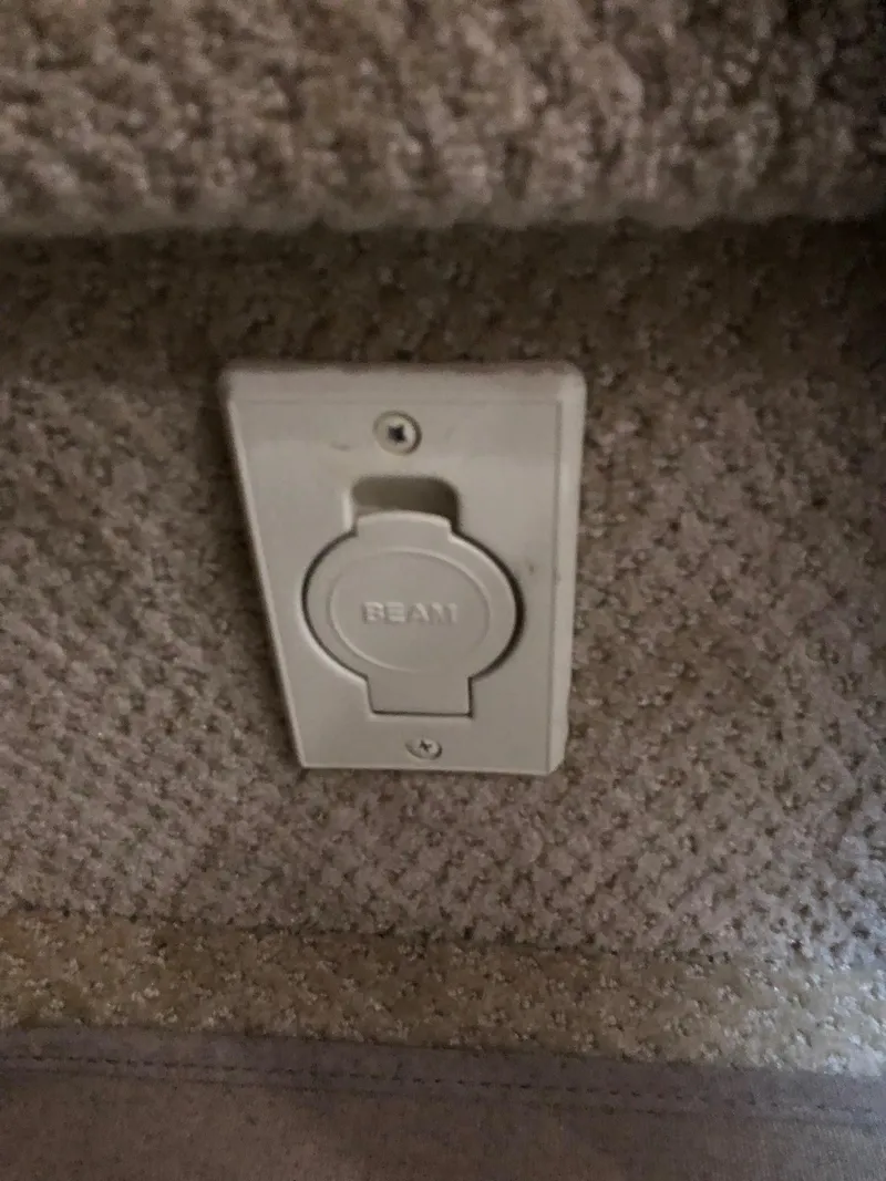 Slide: The Image of 2007 Sea Ray 320 Sundancer bathroom with shower, sink, and storage cabinets. - 22