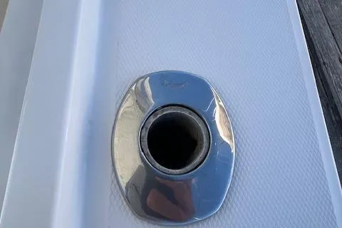 Slide: The Image of Chrome boat fitting on 2017 Regulator 31 deck. - 13