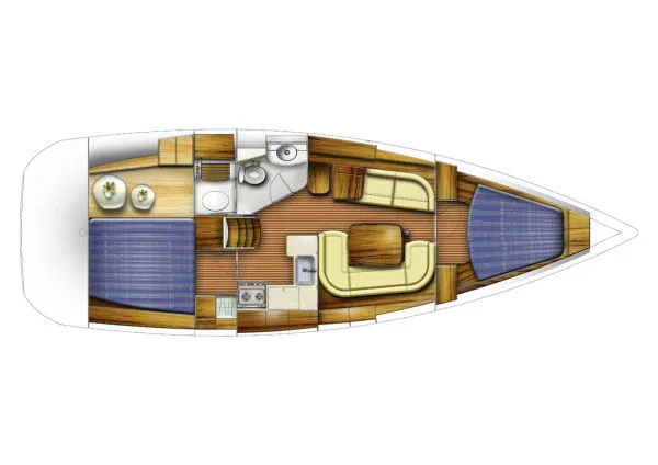 Slide: The Image of 2-cabin layout - 30