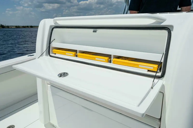 Slide: The Image of 2025 Valhalla Boatworks 29 Center Console - Storage - 12