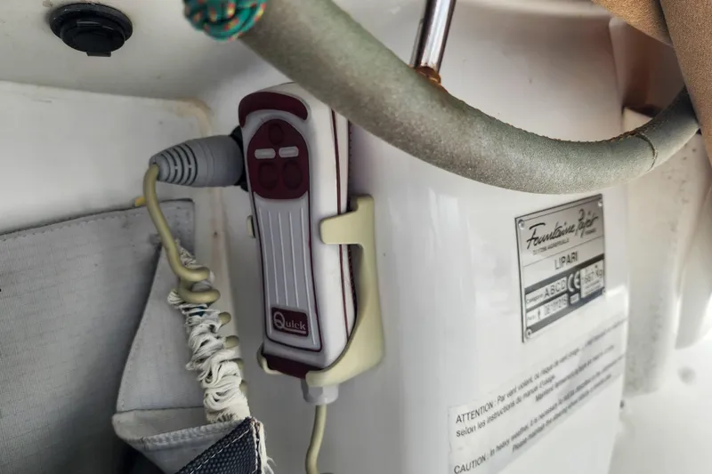 Slide: The Image of Control panel and label on 2013 Fountaine Pajot Lipari 41 catamaran. - 38