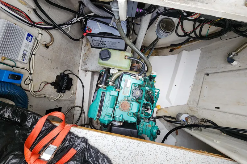 Slide: The Image of Engine compartment of 2013 Fountaine Pajot Lipari 41 with Paguro 6000 generator. - 53
