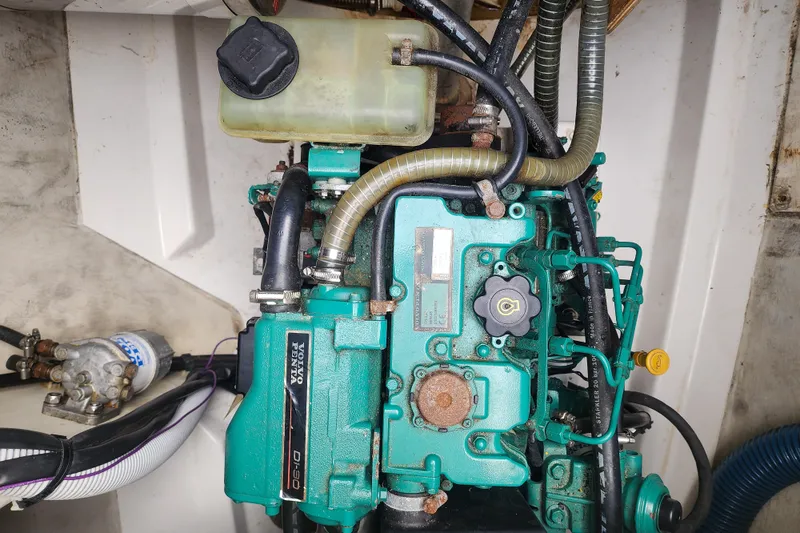 Slide: The Image of Engine compartment of 2013 Fountaine Pajot Lipari 41 with Isotemp water heater. - 54