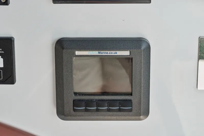 Slide: The Image of Control panel display on 2024 St Francis 460 yacht dashboard. - 139