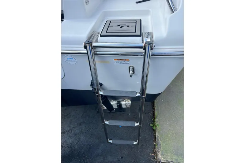 Slide: The Image of 2022 Sea Pro 239 Sport boat with stainless steel swim ladder. - 10