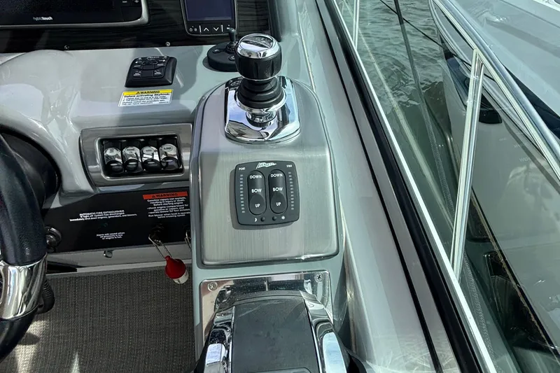 Slide: The Image of Control panel of a 2015 Formula 37 Performance Cruiser boat. - 19