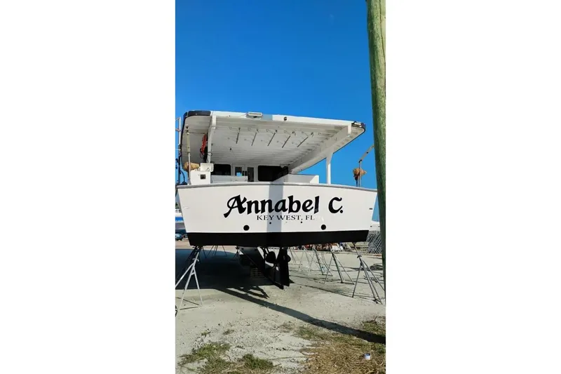 Slide: The Image of 1987 Monroe Custom 52 boat named "Annabel C." in Key West, Florida. - 5