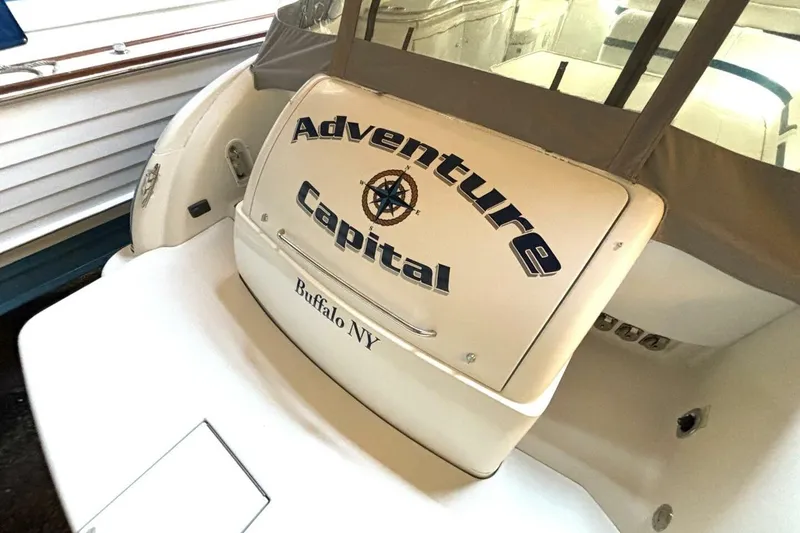Slide: The Image of 2006 Formula 400 Super Sport Crossover boat with "Adventure Capital" name, Buffalo NY. - 15