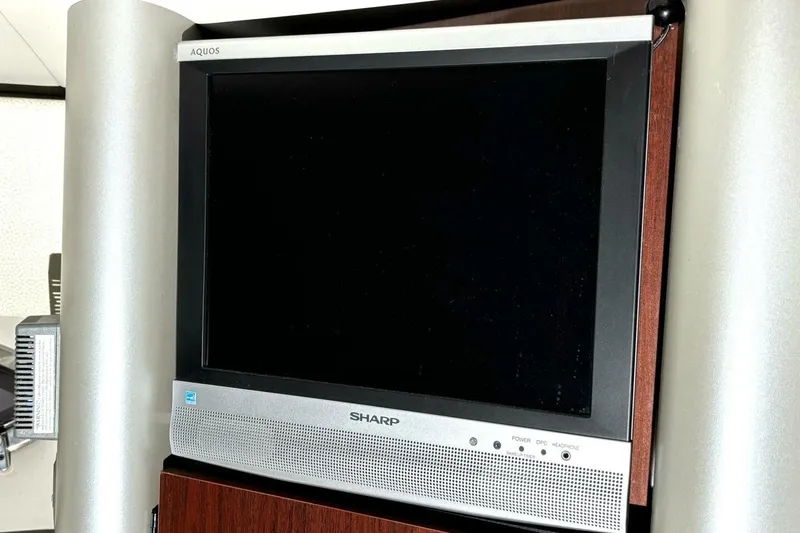 Slide: The Image of Sharp Aquos TV on a Formula 400 Super Sport Crossover, 2006 model. - 38