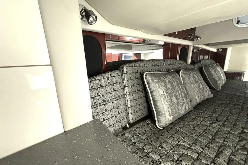 Slide: The Image of Luxurious interior of 2006 Formula 400 Super Sport Crossover with patterned cushions and elegant decor. - 41