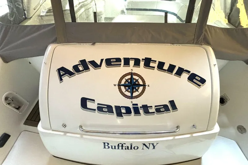 Slide: The Image of 2006 Formula 400 Super Sport Crossover boat with "Adventure Capital" name, Buffalo NY. - 46