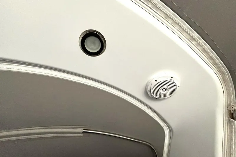 Slide: The Image of Ceiling view of 2006 Formula 400 Super Sport Crossover with speaker and light fixture. - 51