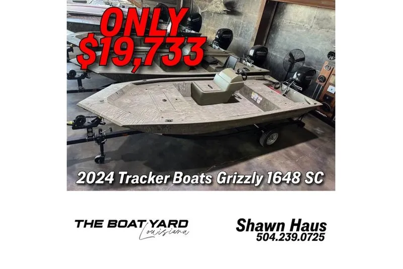 The Image of 2024 Tracker Grizzly 1648 SC boat for sale at $19,733, The Boat Yard Louisiana. - 1