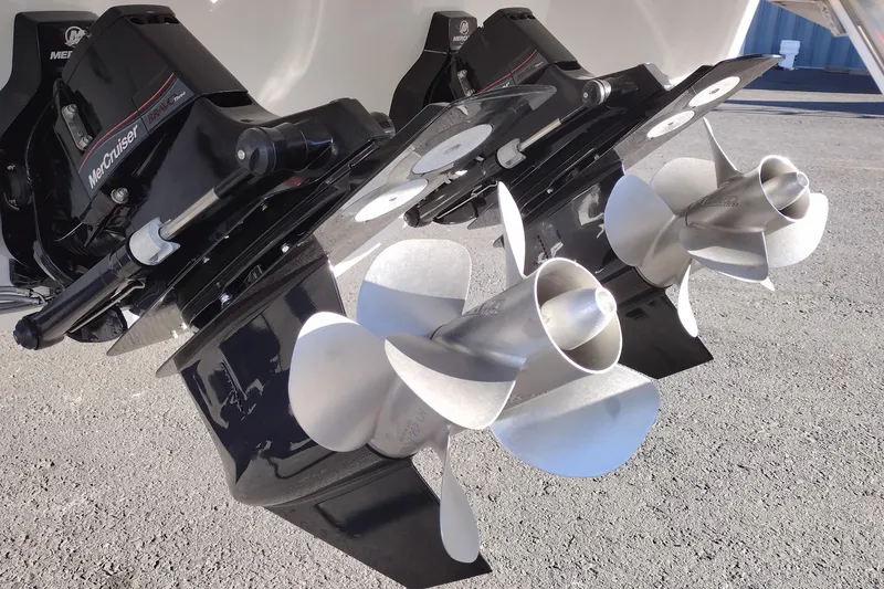 Slide: The Image of 2026 Formula 310 Bowrider dashboard with steering wheel and control panel. - 11