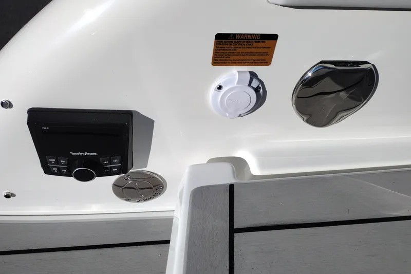 Slide: The Image of 2026 Formula 310 Bowrider interior with sleek seating and modern design. - 16