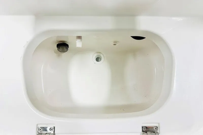 Slide: The Image of White sink basin in a BlackJack 224 model, 2026. - 8