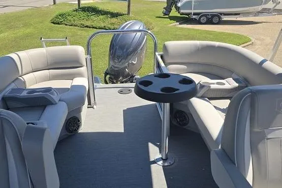 Slide: The Image of 2026 Godfrey Xperience 2286 SBX Sport Tube with spacious seating and modern design. - 10