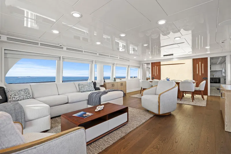 Slide: The Image of Luxurious interior of 2011 Mengi Yay 115 MY yacht with ocean view. - 40