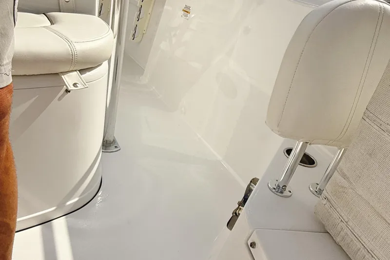 Slide: The Image of 2015 Sportsman Heritage 231 Center Console with mounted cleaning tools. - 18