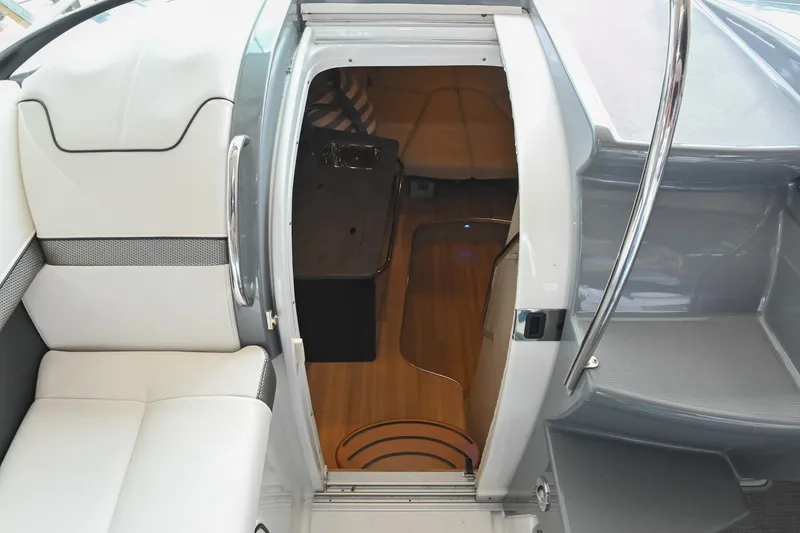 Slide: The Image of Interior view of 2014 Formula 350 Sun Sport boat cabin entrance. - 46