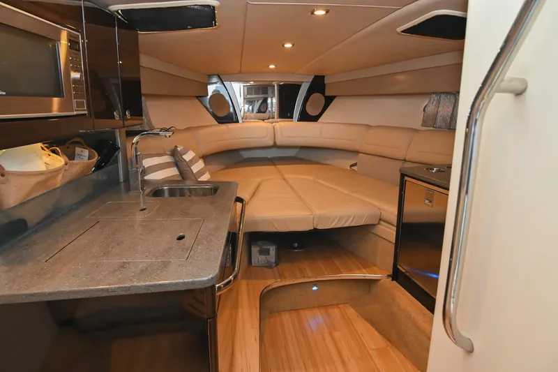 Slide: The Image of Luxurious interior of a 2014 Formula 350 Sun Sport yacht with modern amenities. - 47