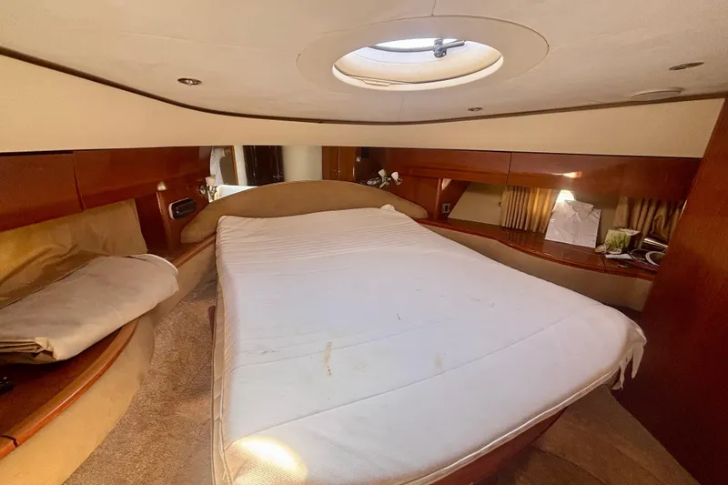 Slide: The Image of Luxurious cabin interior of 2004 Viking Princess 61 Fly Bridge yacht. - 42