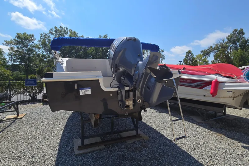 Slide: The Image of 2021 Starcraft SVX 191 OB boat with outboard motor on display. - 13