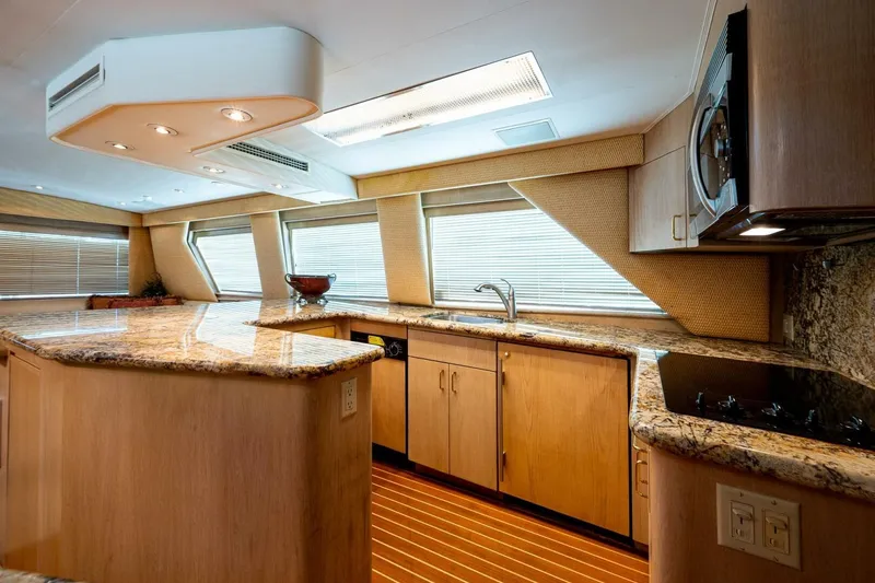 Slide: The Image of 1997 Hatteras 65 Convertible - Image 25 - 25