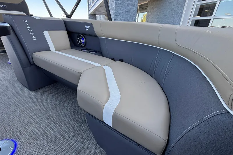 Slide: The Image of Luxurious seating in 2026 Viaggio Z24U boat with modern design and premium materials. - 6