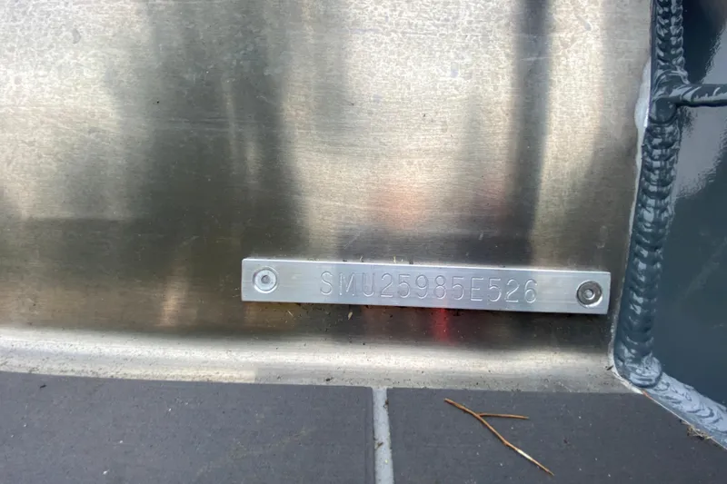 Slide: The Image of Hull identification number on 2026 Stabicraft 2350 Supercab boat. - 6