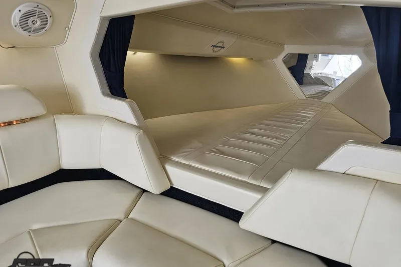 Slide: The Image of Luxurious interior of 2007 Fountain 42 Lightning boat with plush seating and elegant design. - 73