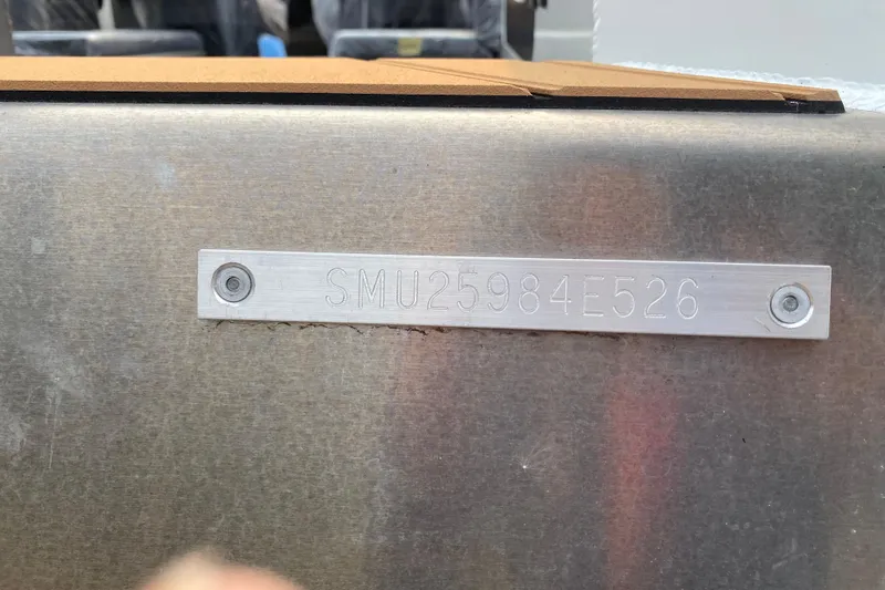 Slide: The Image of Hull identification number on Stabicraft 2050 Trekker, 2026 model. - 4