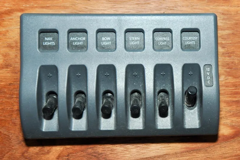 Slide: The Image of Holland 32 - Dorsey Dee - Pilot Salon - Helm Station - 12 Volt switches - 57