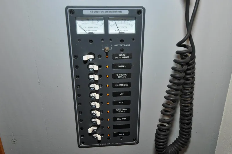 Slide: The Image of Holland 32 - Dorsey Dee - Cabin - 12 Volt Electrical Panel - 68