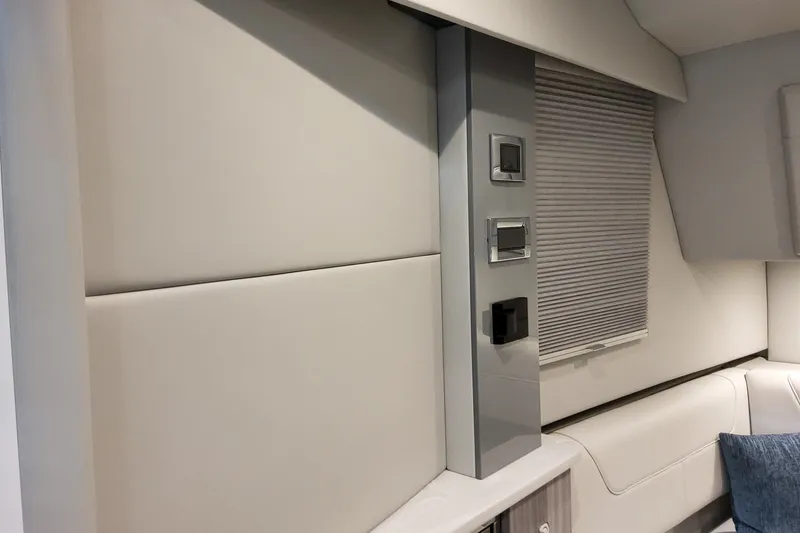 Slide: The Image of Interior of 2026 Formula 380 Super Sport Crossover OB, featuring modern design and controls. - 116