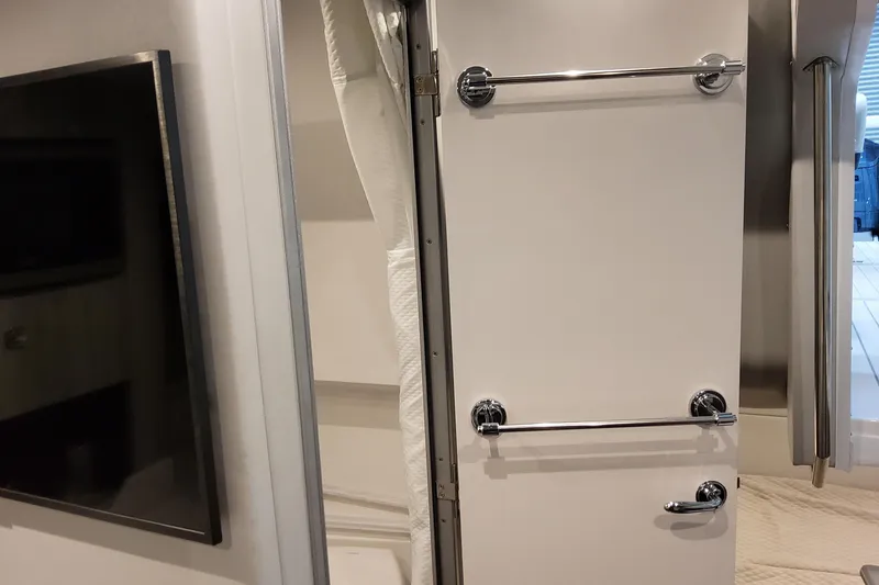 Slide: The Image of Interior of 2026 Formula 380 Super Sport Crossover OB, featuring sleek design and modern fixtures. - 126