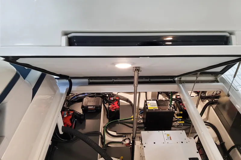 Slide: The Image of Engine compartment of 2026 Formula 380 Super Sport Crossover OB, showcasing advanced components. - 150