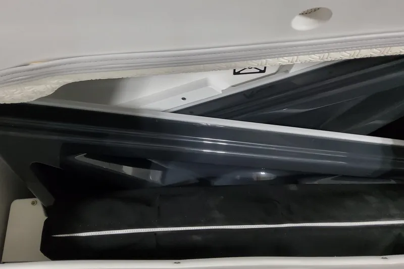 Slide: The Image of Storage compartment of 2026 Formula 380 Super Sport Crossover OB boat. - 64