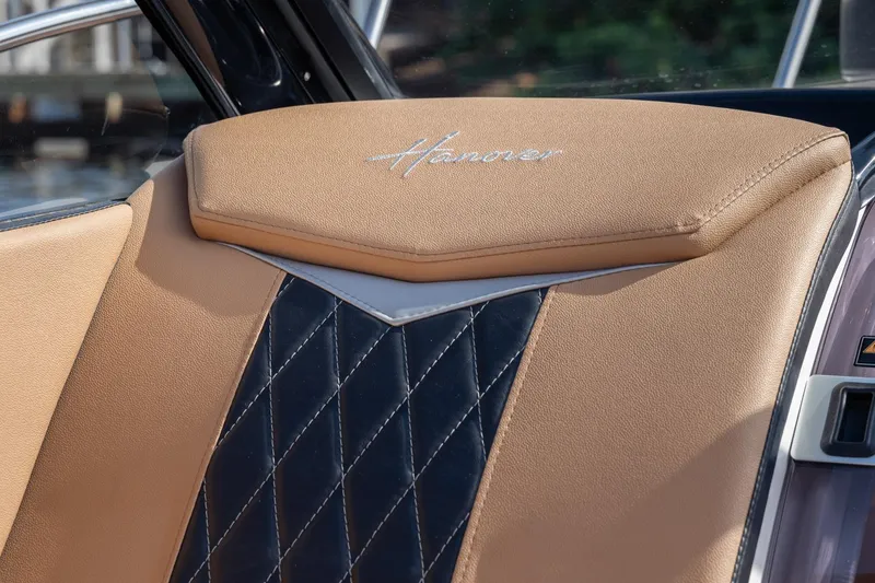 Slide: The Image of Luxurious interior of 2026 Hanover 305 with elegant leather upholstery and stitching. - 50