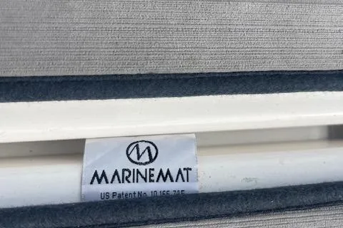 Slide: The Image of MarineMat label on 2023 Robalo R230 Center Console boat component. - 14