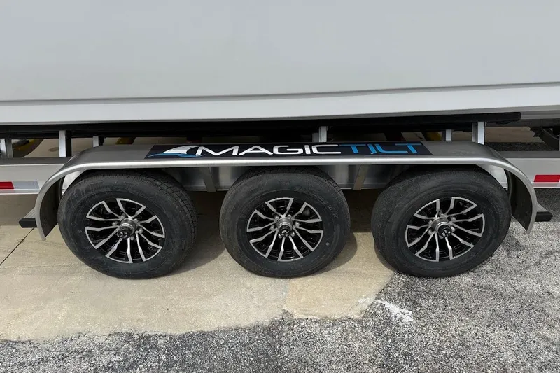 Slide: The Image of Triple-axle trailer for 2026 Sea Pro 322 Offshore boat by Magic Tilt. - 6