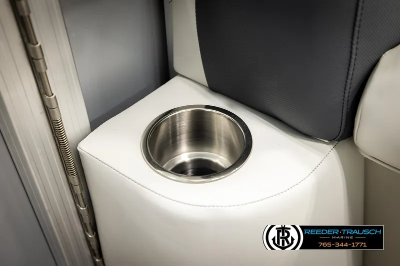 Slide: The Image of Stainless steel cup holder in 2026 Avalon VLS QL boat interior. - 40