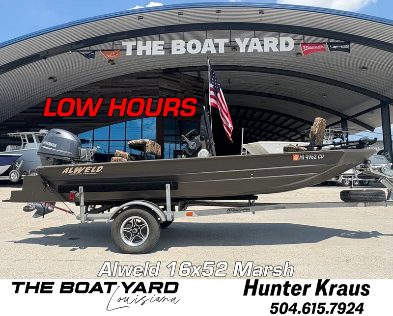 The Image of 2023 Alweld 16x52 Marsh boat with low hours at The Boat Yard, Louisiana. - 0