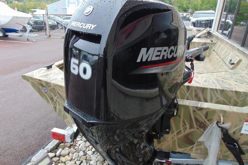 Slide: The Image of 2026 CRESTLINIER 1860 Retriever Deluxe Tiller with Mercury 60 outboard engine. - 9