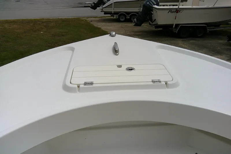 Slide: The Image of 2016 Parker 2100 Special Edition boat deck with storage compartment. - 13