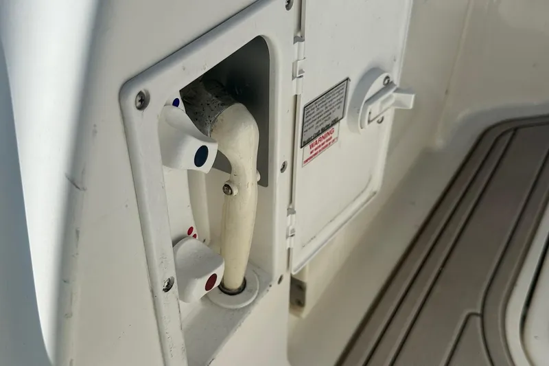 Slide: The Image of Water control panel on 2006 Sea Ray 260 Sundancer boat deck. - 16