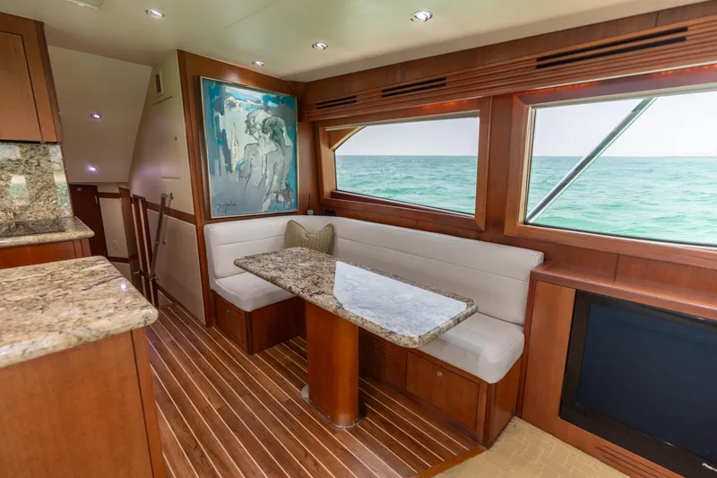 Slide: The Image of 2008 Hatteras 60 Convertible Galley 5 - 7