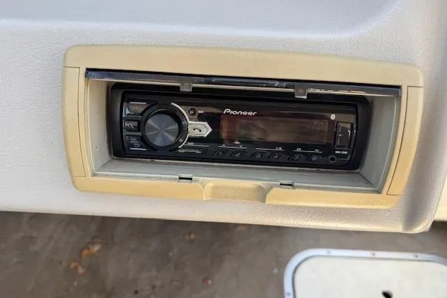 Slide: The Image of Pioneer stereo system in a 2003 Stingray 180LS boat dashboard. - 6