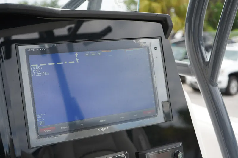 Slide: The Image of Garmin GPSMAP XSV display on 2020 Sea Fox 328 Commander boat dashboard. - 37